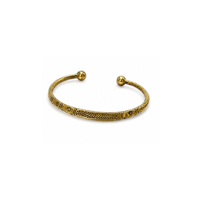 Love Line Brass Cuff